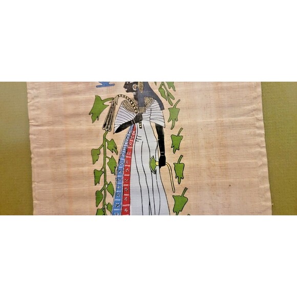 Egyptian Papyrus Painting ,Queen Nefertari Ahmose, the Papyrus Institute, Egypt - Picture 10 of 16